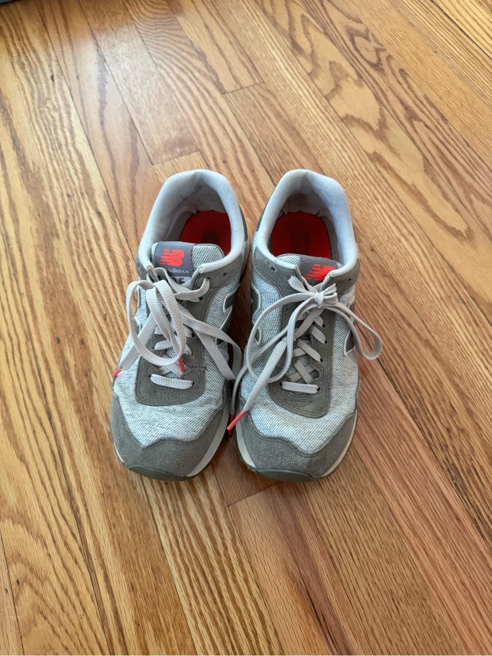 New Balance 515 Women’s Gray, Pink and Orange Athletic Sneakers